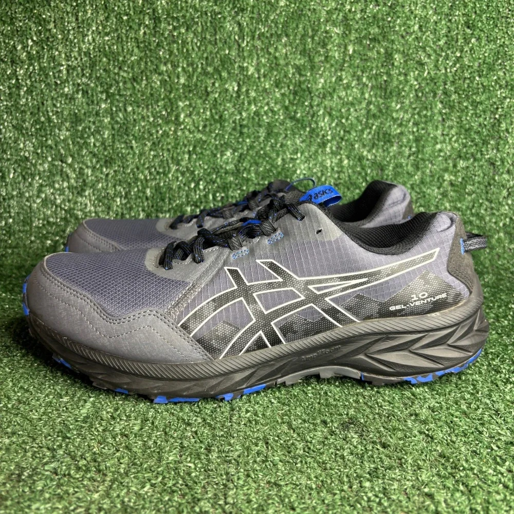 Asics Gel-Venture 10 Trail Running Athletic Outdoors Sneaker Grey‎ Mens Size 12